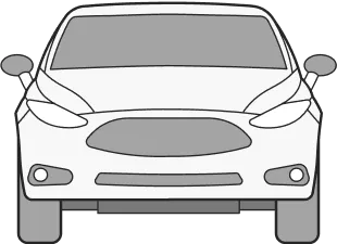 Автомобиль спереди